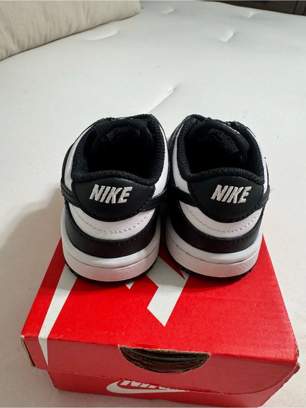 Nike Dunks Kids' Black and White Low-Top Sneaker